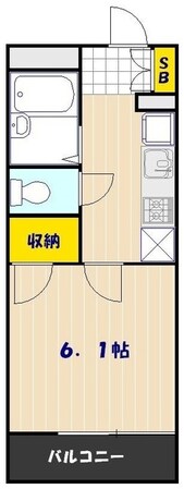 レオパレスエレガンス ムサシノの物件間取画像